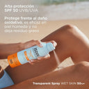 Fotoprotector Transparent Spray Wet Skin SPF 50